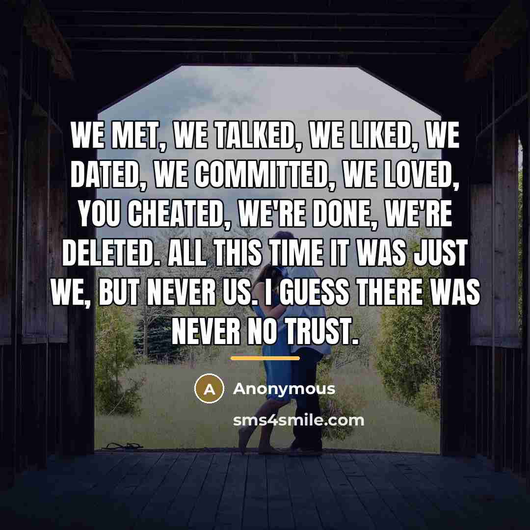 “We met, we talked, we liked, we dated, we committed,…” quote by Anonymous