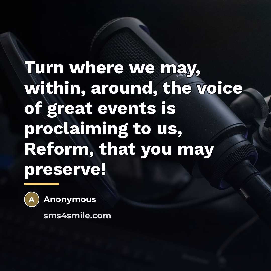 “Turn where we may, within, around, the voice of great…” quote by Anonymous