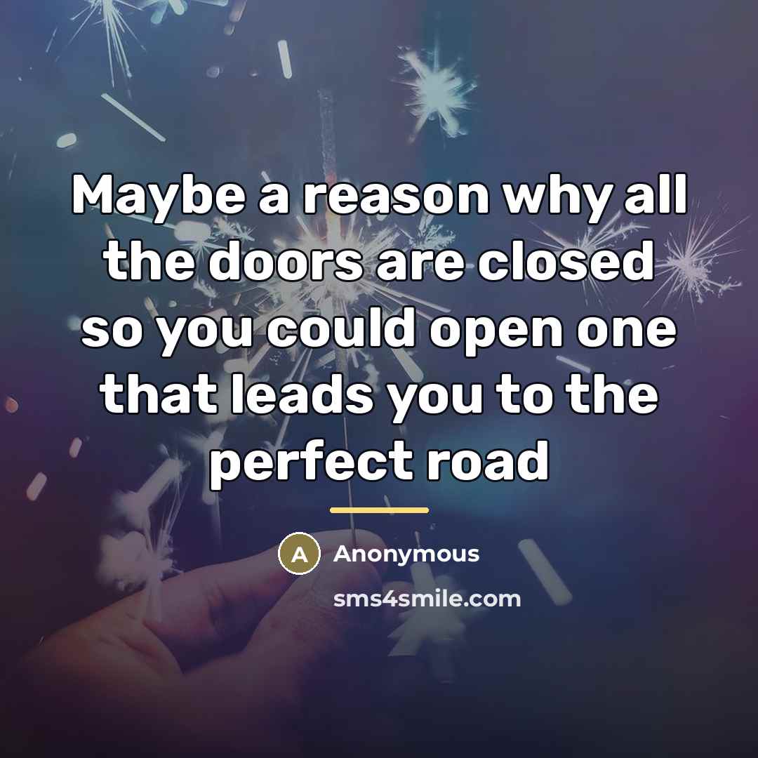 “Maybe a reason why all the doors are closed so…” quote by Anonymous