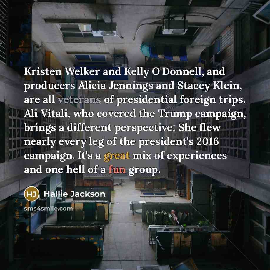 “Kristen Welker and Kelly O'Donnell, and producers Alicia Jennings and…” quote by Hallie Jackson