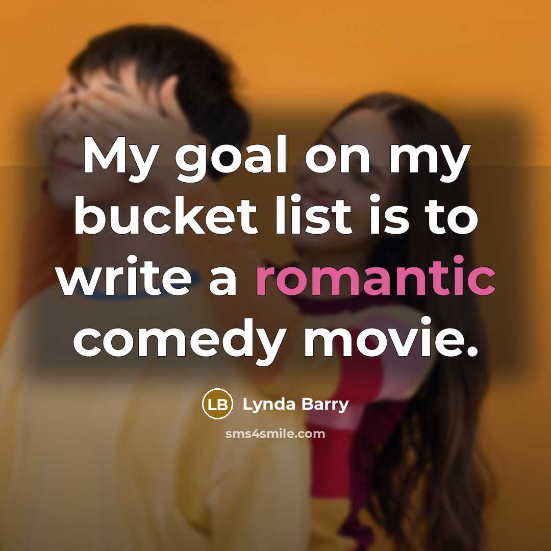 “My goal on my bucket list is to write a…” quote by Lynda Barry
