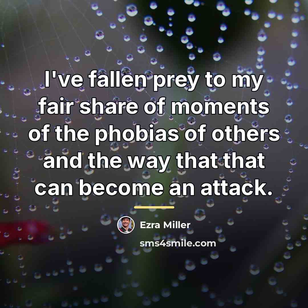 “I've fallen prey to my fair share of moments of…” quote by Ezra Miller