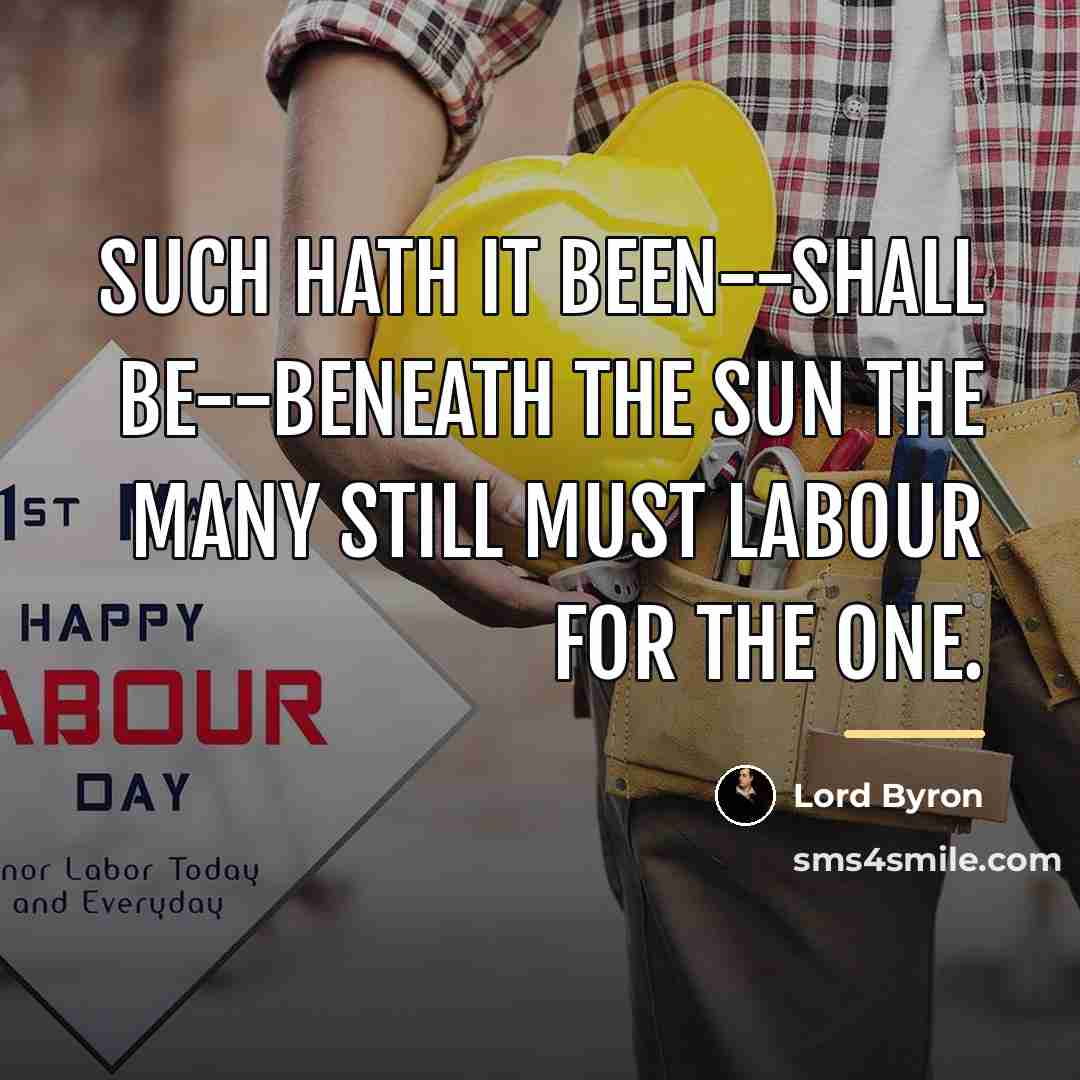 “Such hath it been--shall be--beneath the sun The many still…” quote by Lord Byron