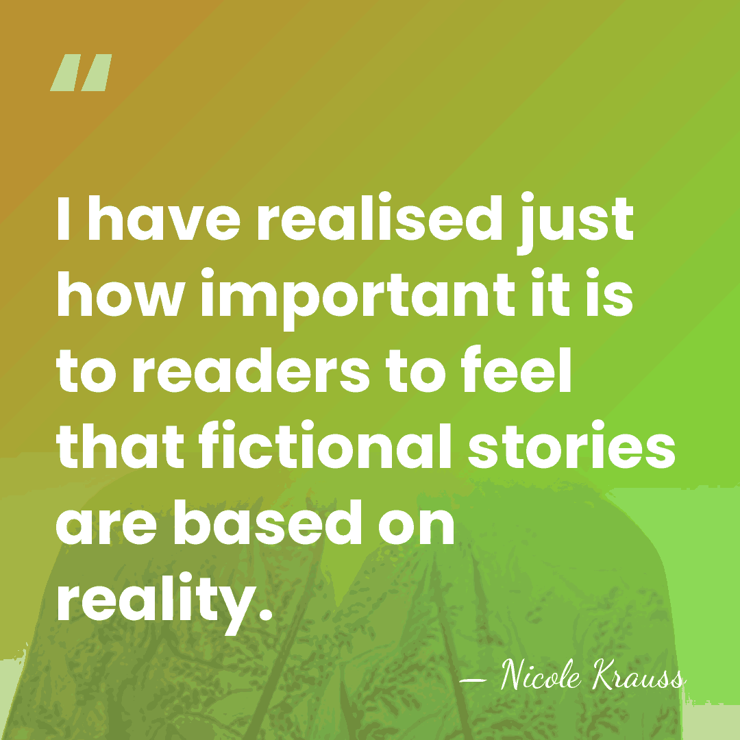I have realised just how important it is to readers to feel&hellip; - Nicole Krauss