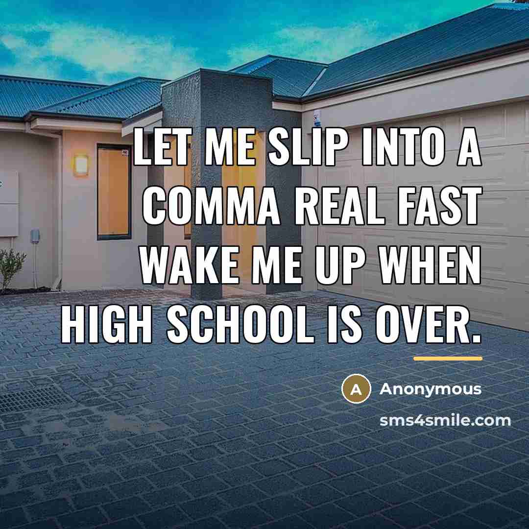 “Let me slip into a comma real fast wake me…” quote by Anonymous
