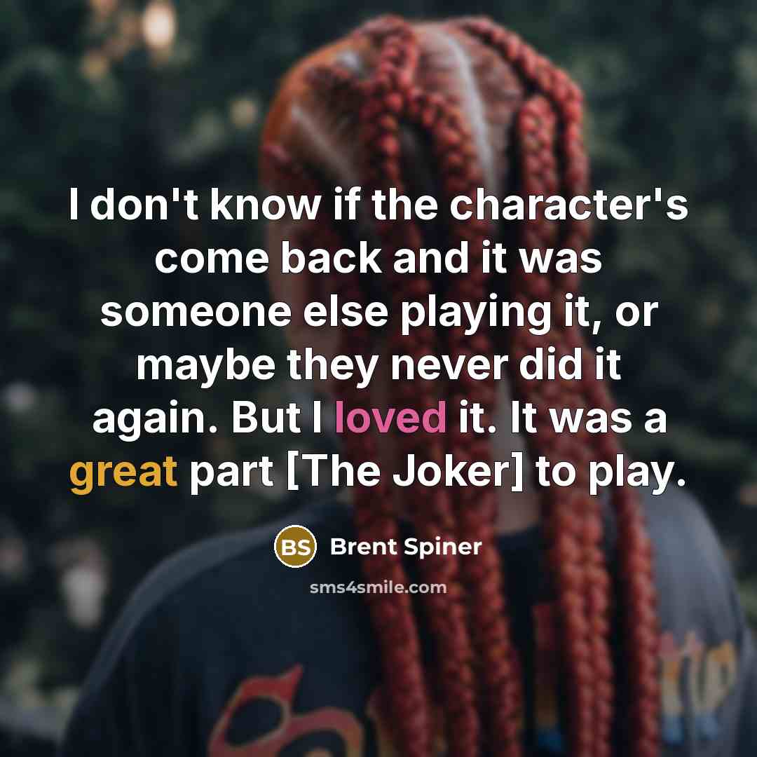 “I don't know if the character's come back and it…” quote by Brent Spiner