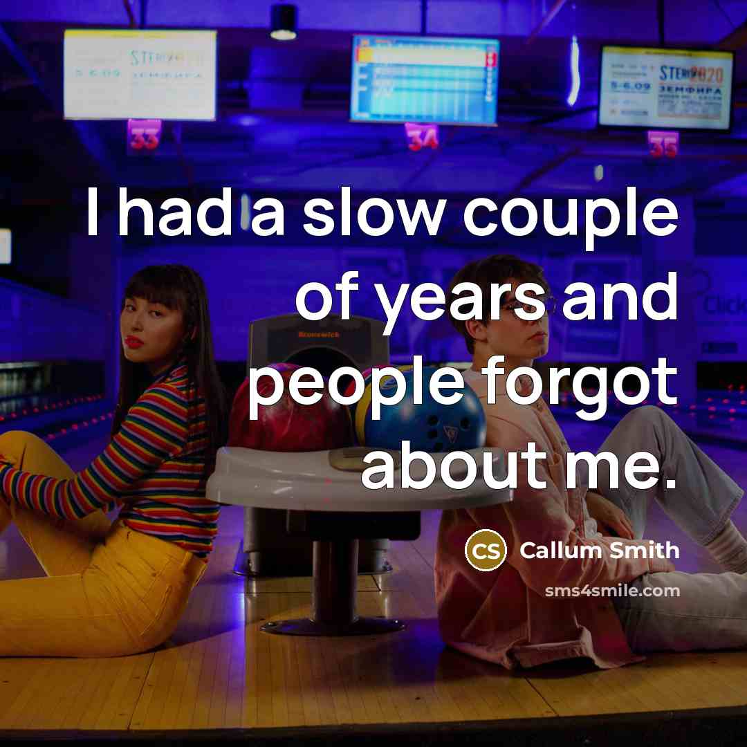 “I had a slow couple of years and people forgot…” quote by Callum Smith