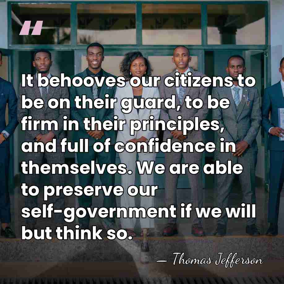 It behooves our citizens to be on their guard, to be firm&hellip; - Thomas Jefferson