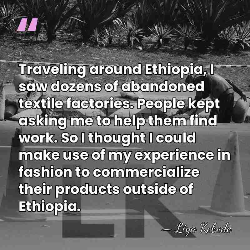 Traveling around Ethiopia, I saw dozens of abandoned textile factories. People kept&hellip; - Liya Kebede
