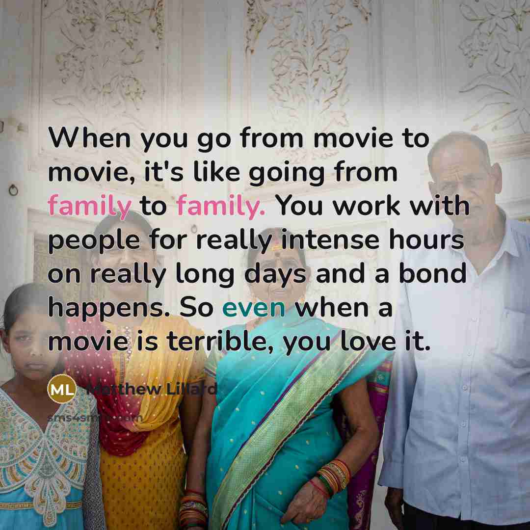 “When you go from movie to movie, it's like going…” quote by Matthew Lillard