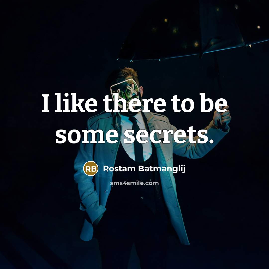 “I like there to be some secrets.…” quote by Rostam Batmanglij