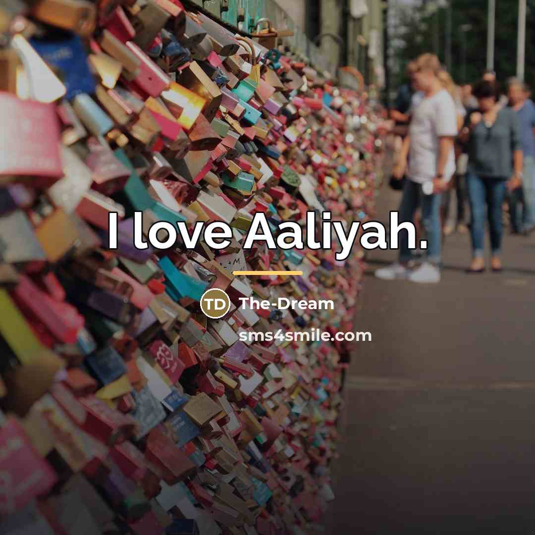 “I love Aaliyah.…” quote by The-Dream