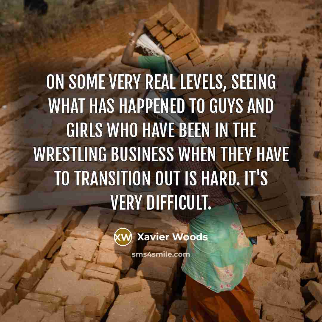 “On some very real levels, seeing what has happened to…” quote by Xavier Woods