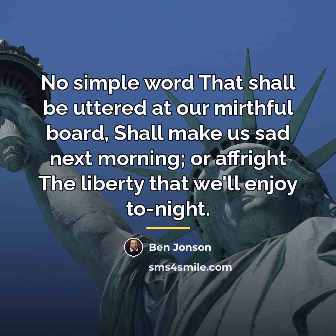 “No simple word That shall be uttered at our mirthful…” quote by Ben Jonson