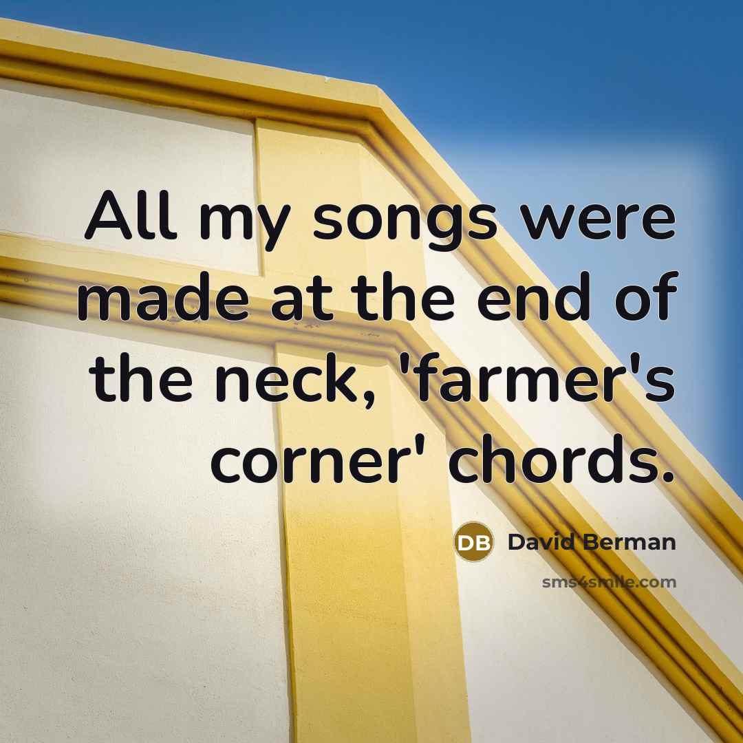 “All my songs were made at the end of the…” quote by David Berman