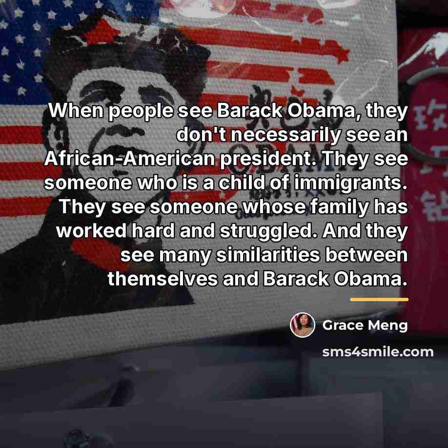 “When people see Barack Obama, they don't necessarily see an…” quote by Grace Meng