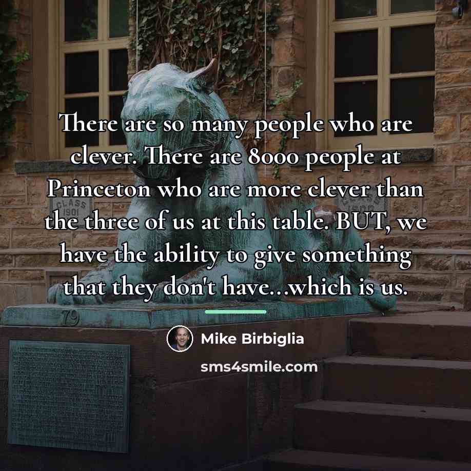 “There are so many people who are clever. There are…” quote by Mike Birbiglia
