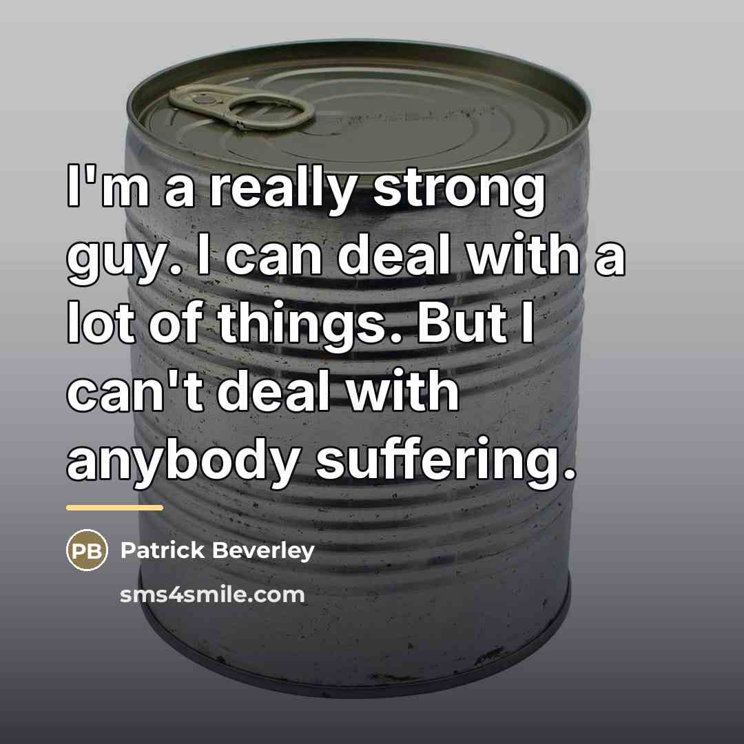 “I'm a really strong guy. I can deal with a…” quote by Patrick Beverley