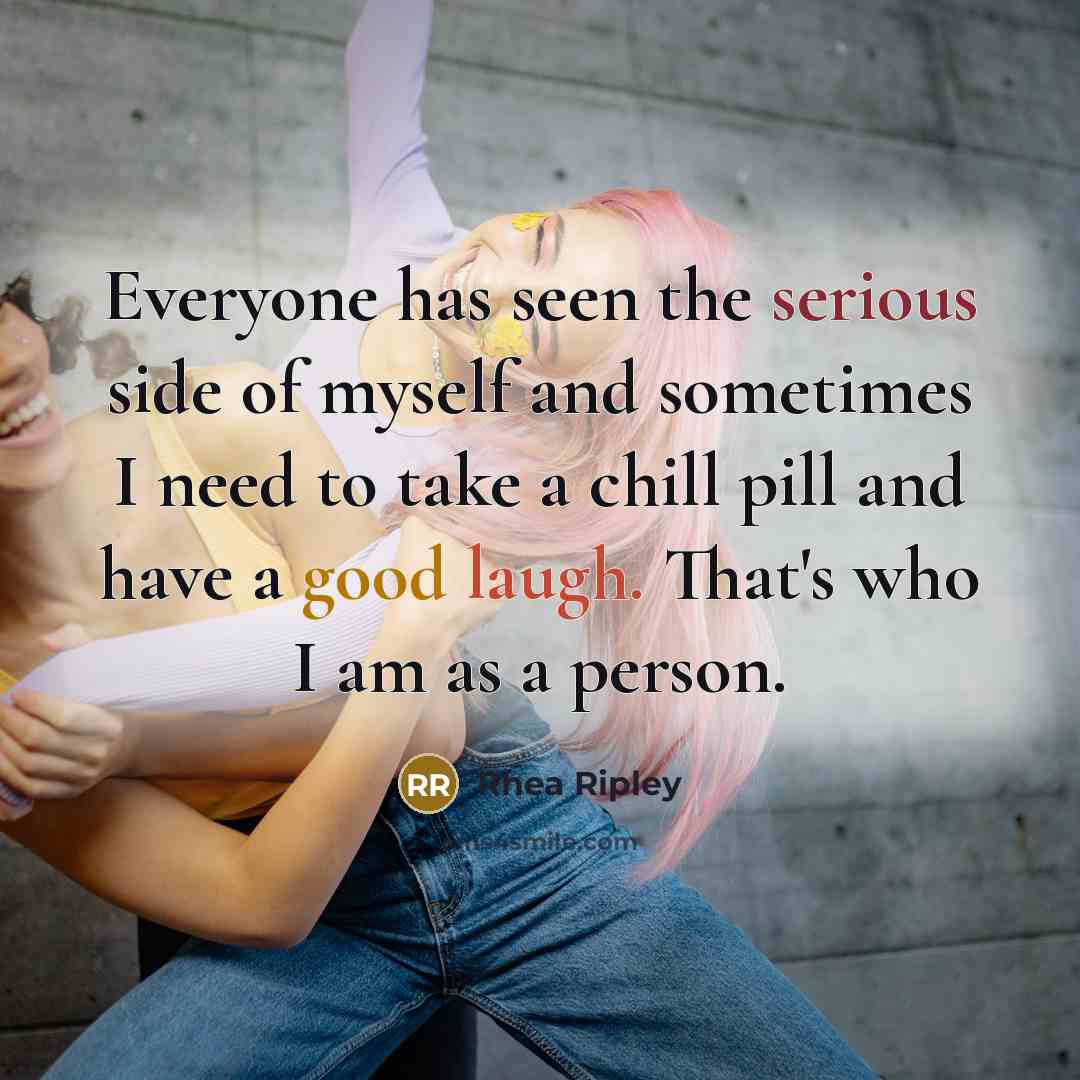 “Everyone has seen the serious side of myself and sometimes…” quote by Rhea Ripley