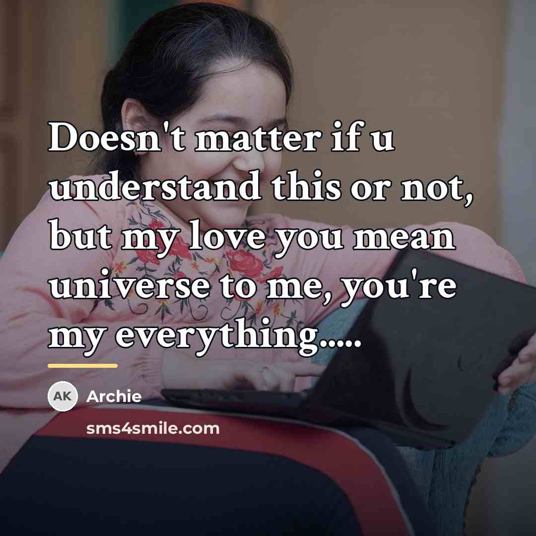 “Doesn't matter if u understand this or not, but my…” quote by Archie