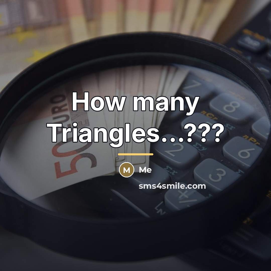“How many Triangles...???…” quote by Me