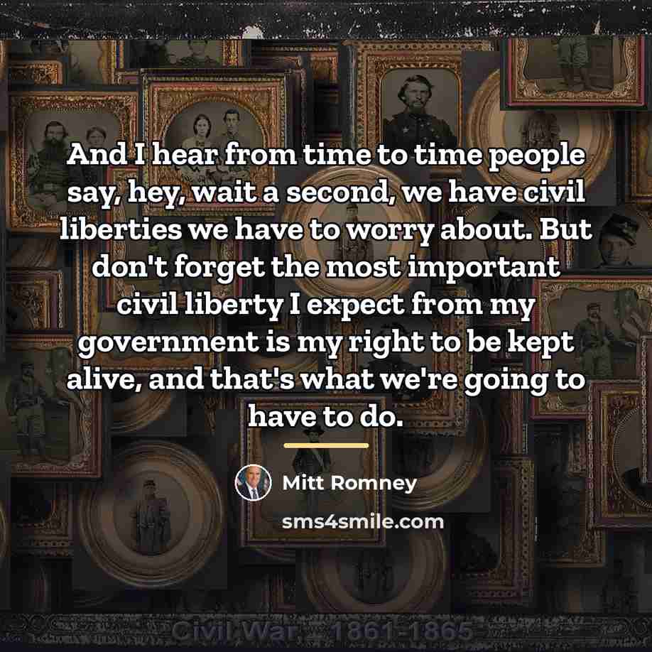“And I hear from time to time people say, hey,…” quote by Mitt Romney