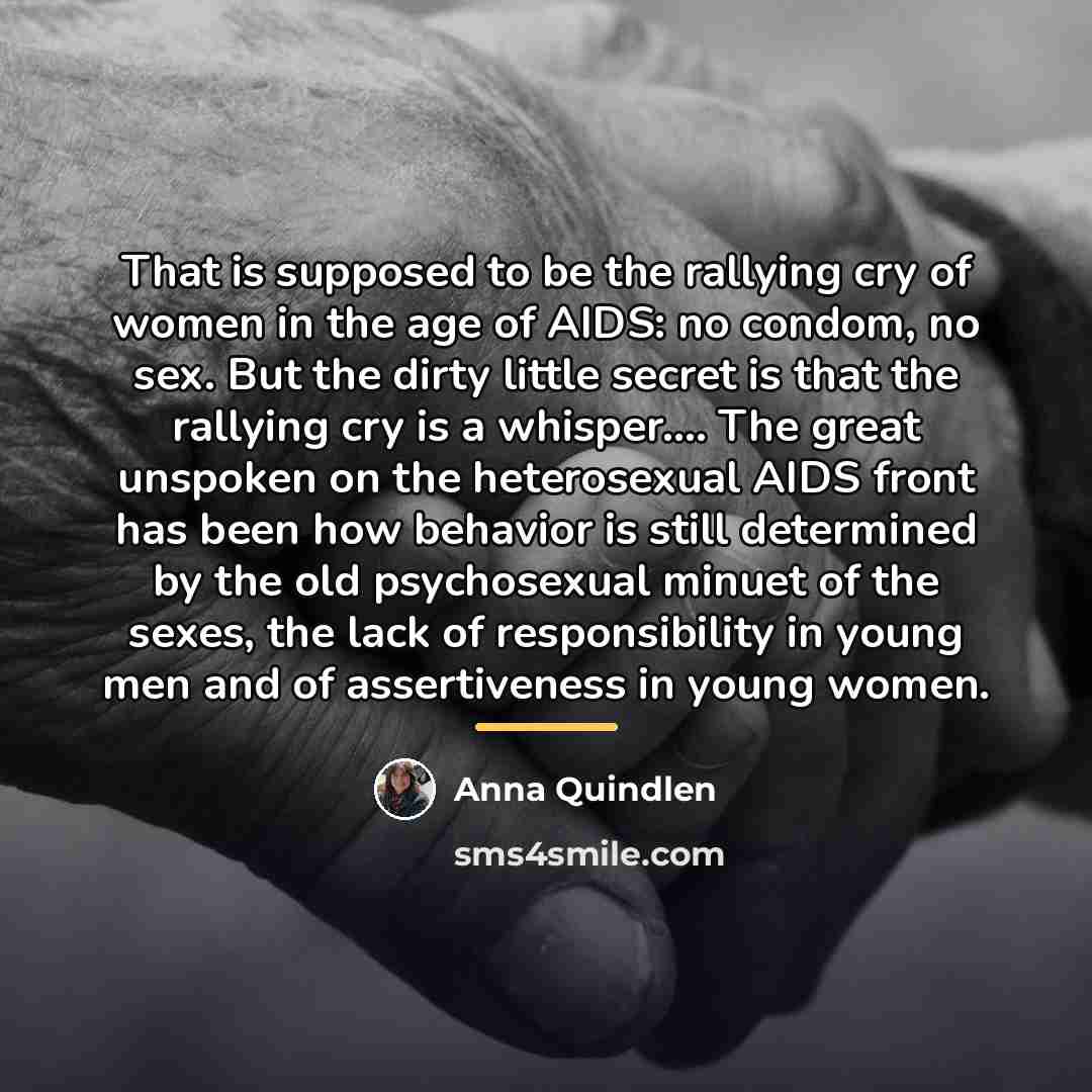 “That is supposed to be the rallying cry of women…” quote by Anna Quindlen