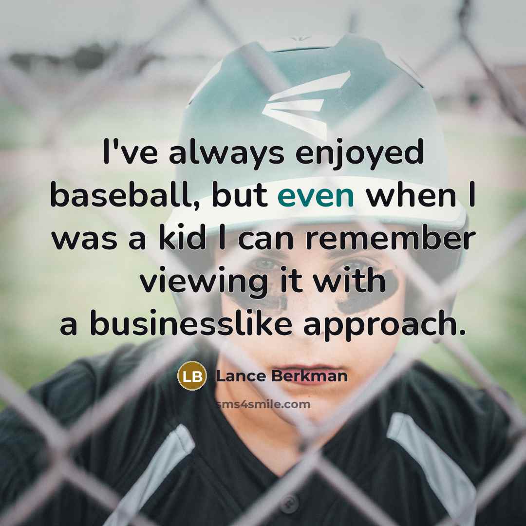 “I've always enjoyed baseball, but even when I was a…” quote by Lance Berkman