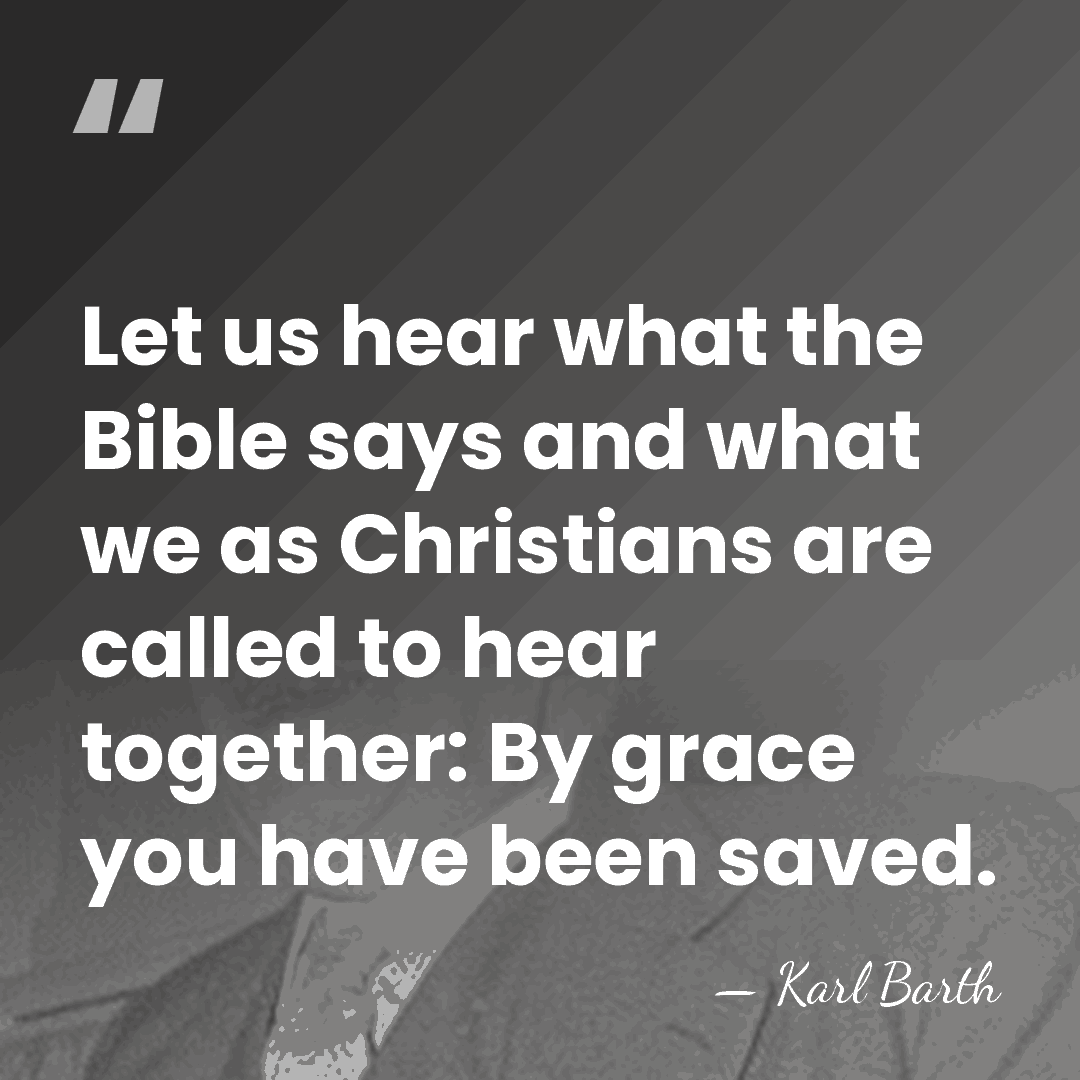 Let us hear what the Bible says and what we as Christians&hellip; - Karl Barth
