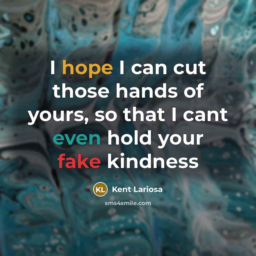 “I hope I can cut those hands of yours, so…” quote by Kent Lariosa