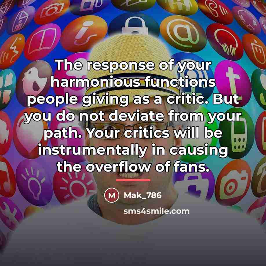 “The response of your harmonious functions people giving as a…” quote by Mak_786