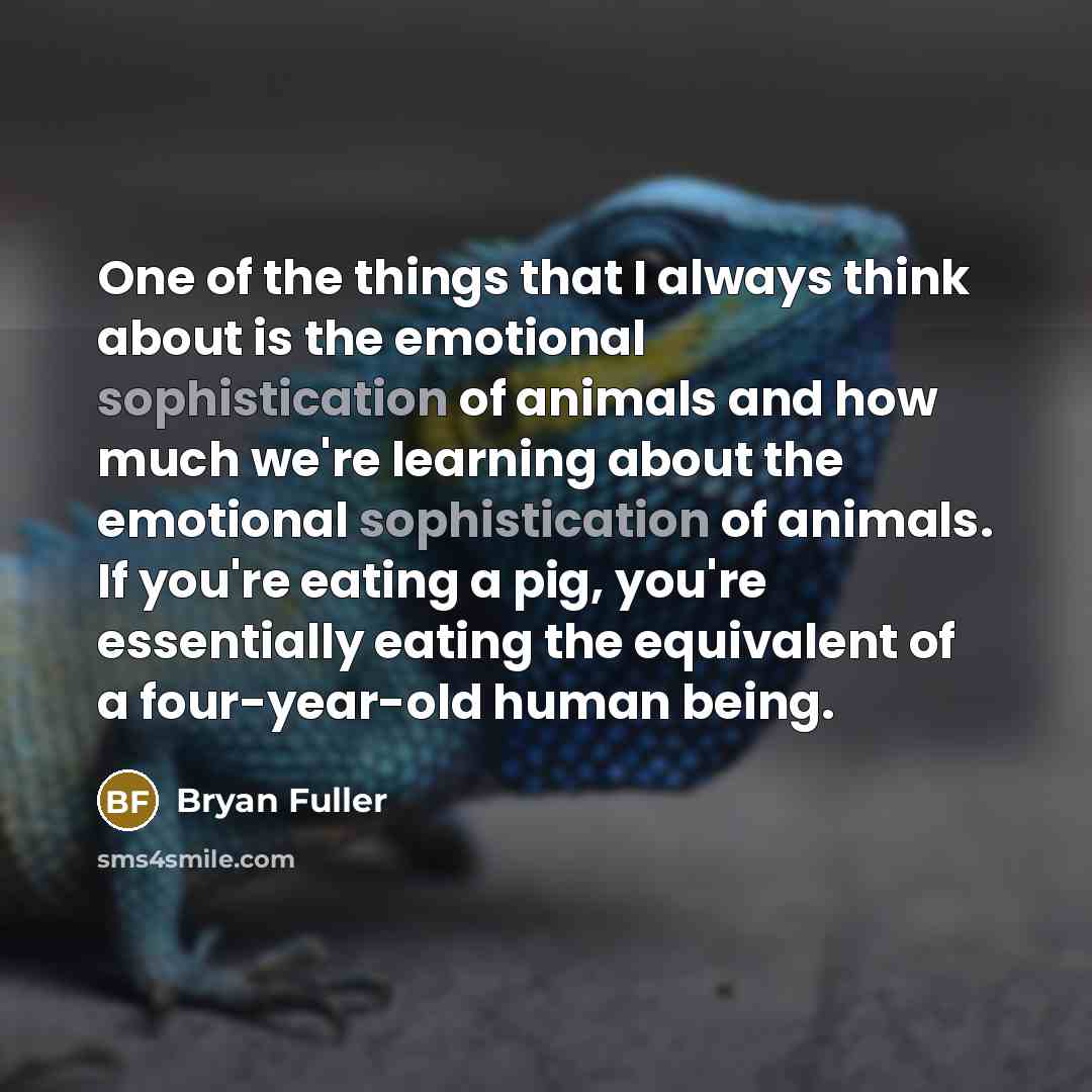 “One of the things that I always think about is…” quote by Bryan Fuller