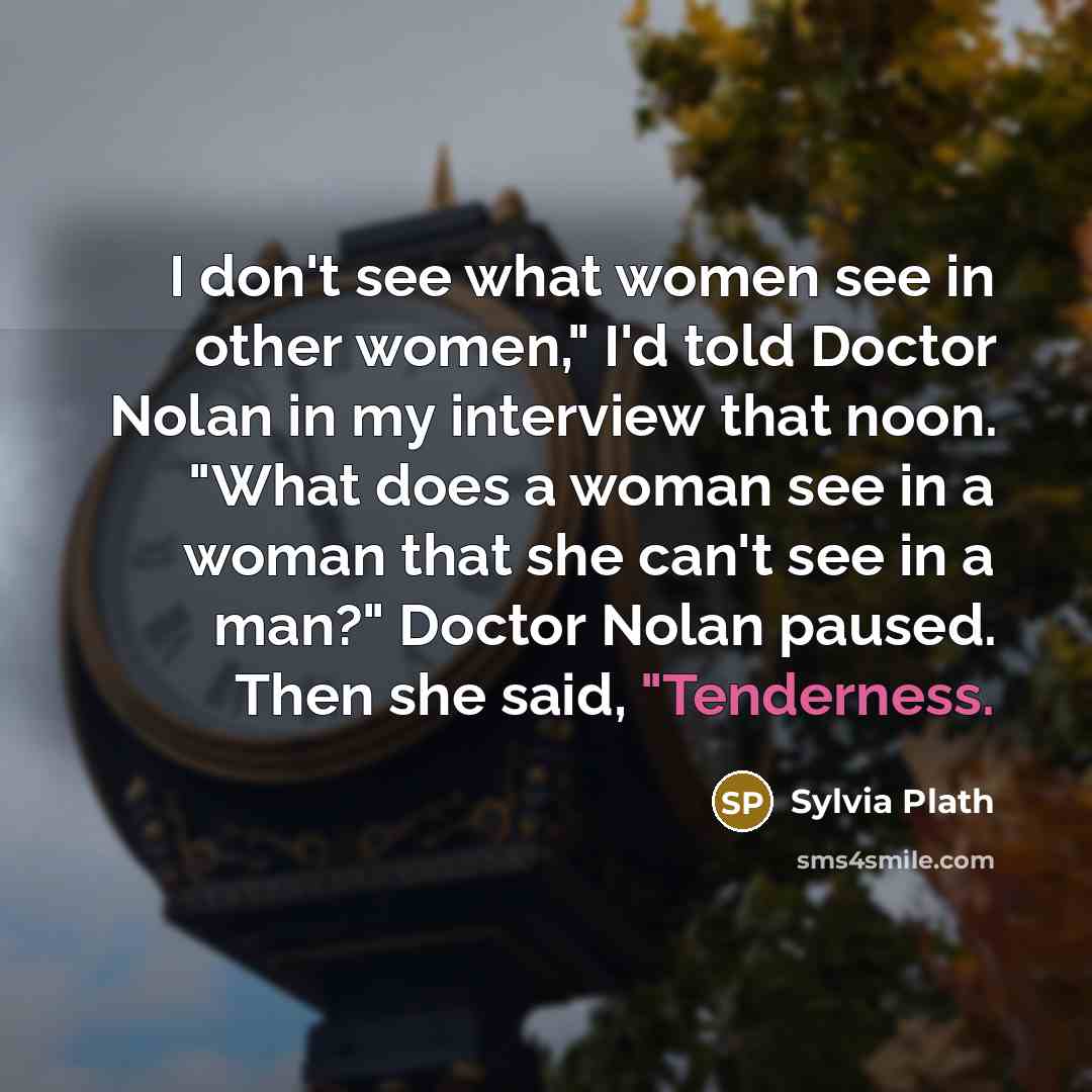 “I don't see what women see in other women," I'd…” quote by Sylvia Plath