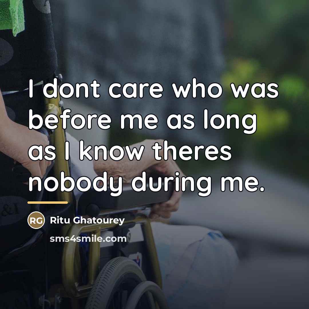 “I dont care who was before me as long as…” quote by Ritu Ghatourey