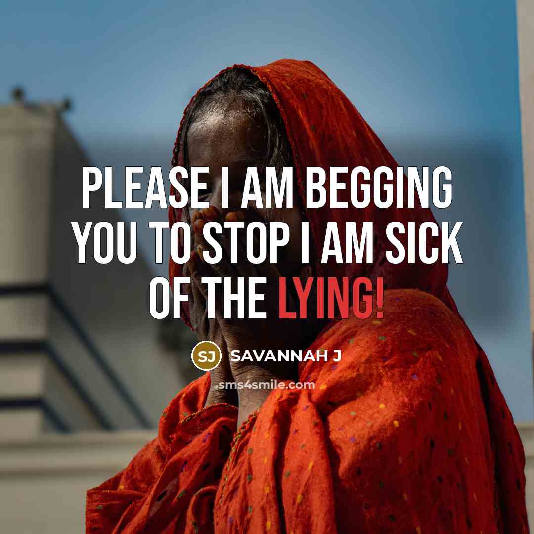 “Please I am begging you to stop I am sick…” quote by Savannah J