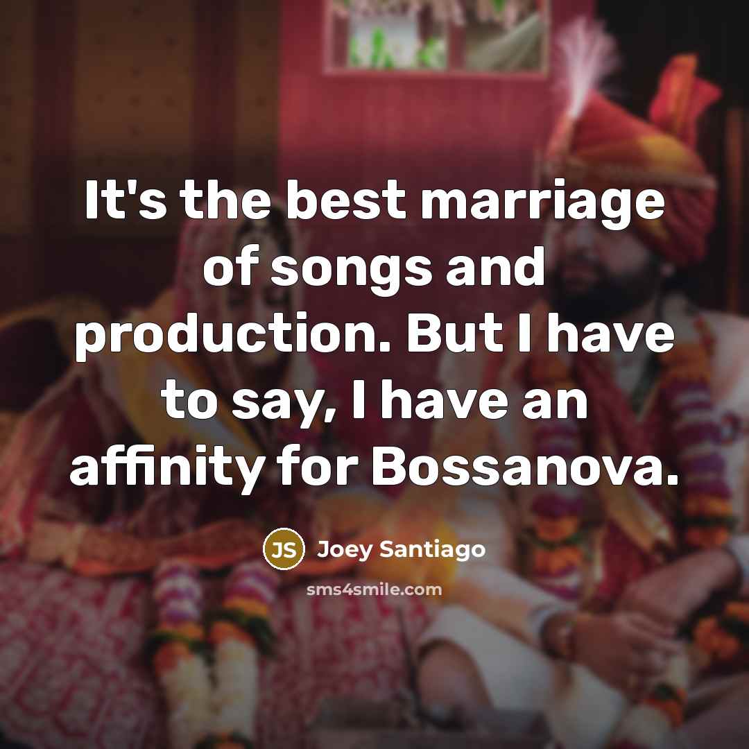 “It's the best marriage of songs and production. But I…” quote by Joey Santiago