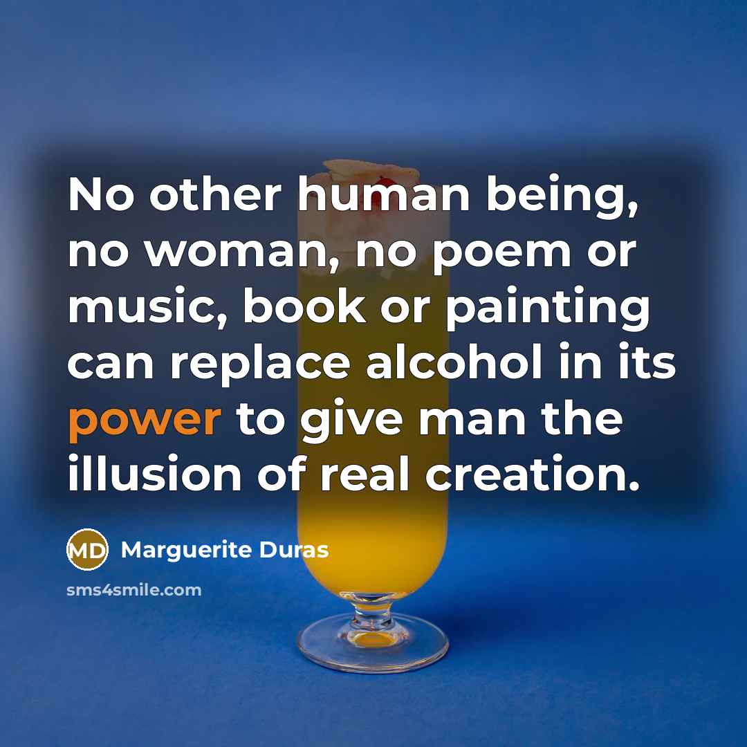 “No other human being, no woman, no poem or music,…” quote by Marguerite Duras