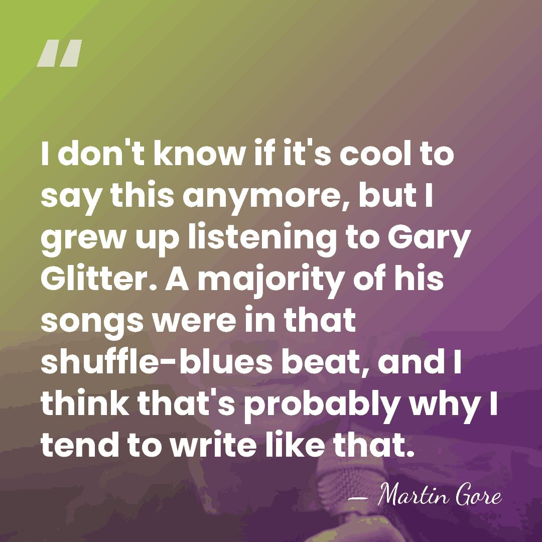 I don't know if it's cool to say this anymore, but I&hellip; - Martin Gore