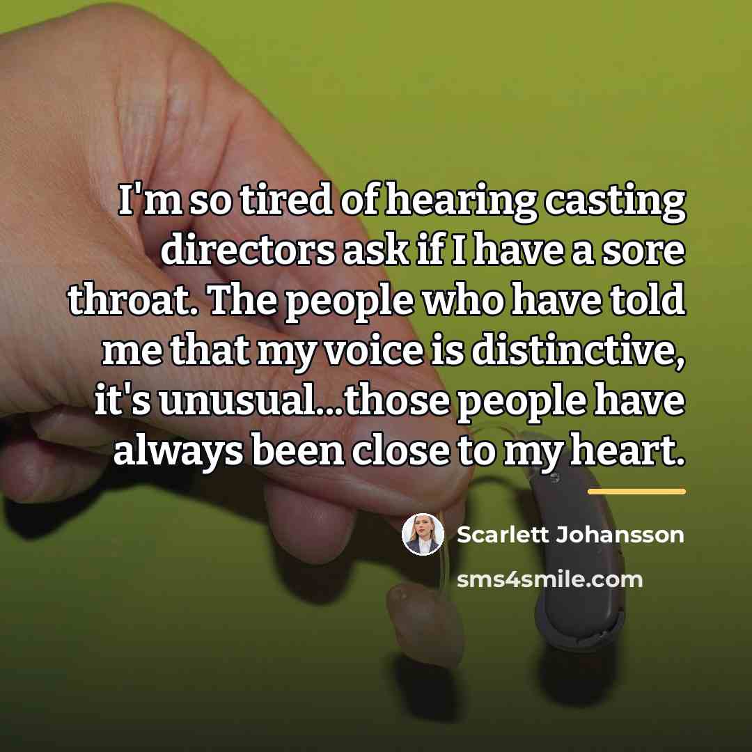 “I'm so tired of hearing casting directors ask if I…” quote by Scarlett Johansson
