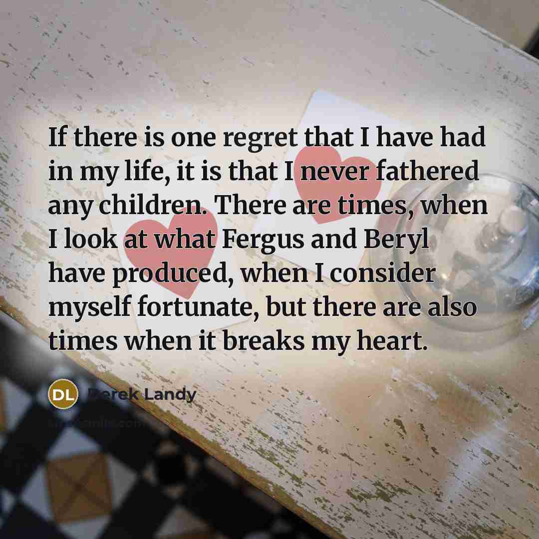 “If there is one regret that I have had in…” quote by Derek Landy