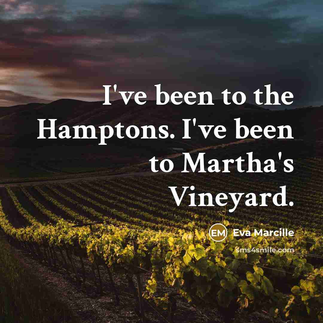 “I've been to the Hamptons. I've been to Martha's Vineyard.…” quote by Eva Marcille