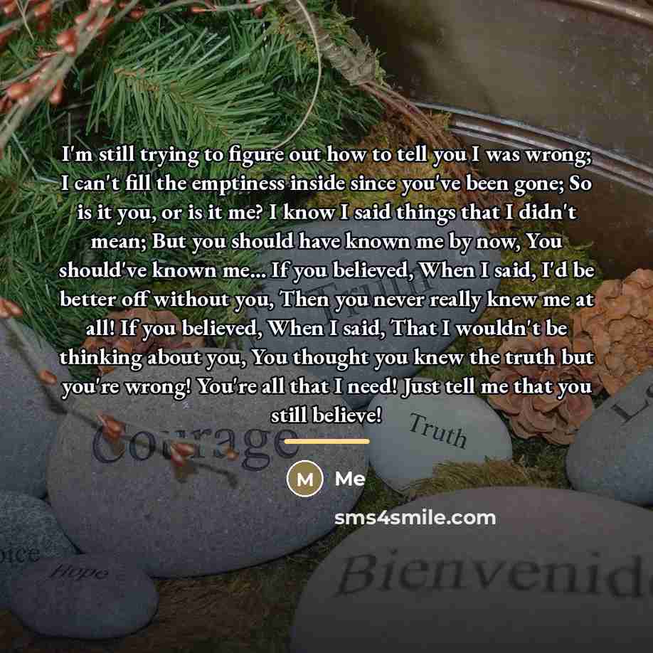 “I'm still trying to figure out how to tell you…” quote by Me