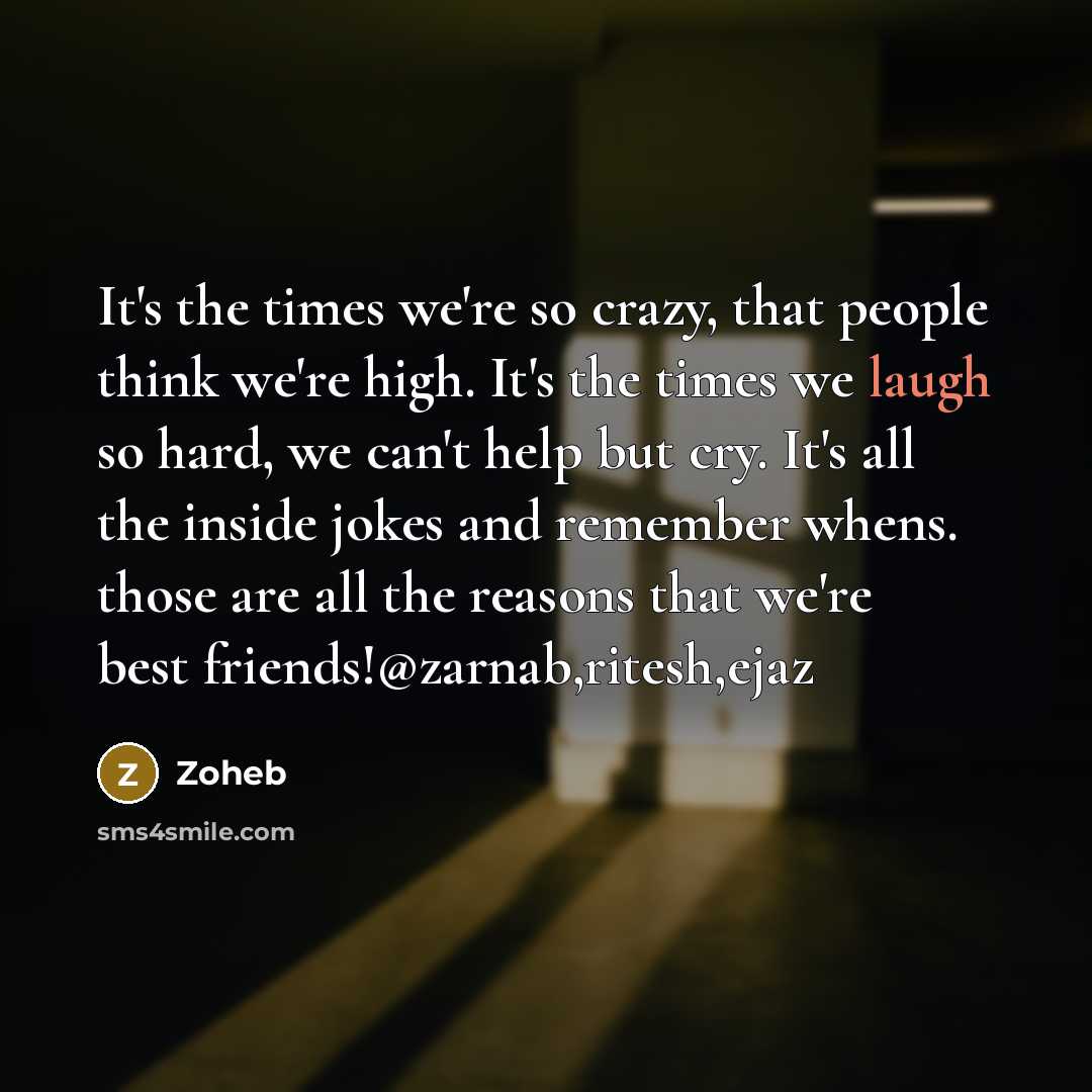 “It's the times we're so crazy, that people think we're…” quote by Zoheb