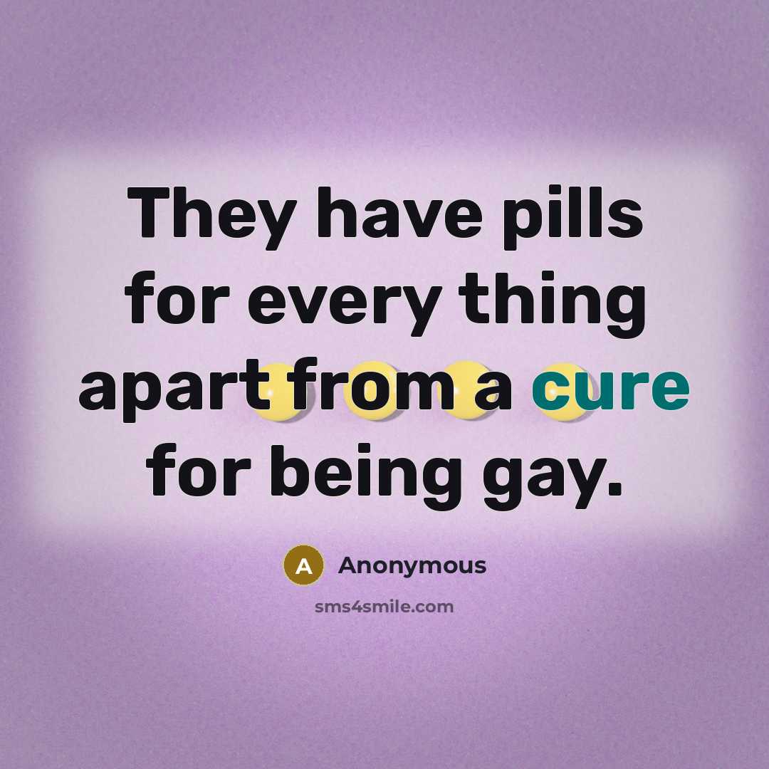 “They have pills for every thing apart from a cure…” quote by Anonymous