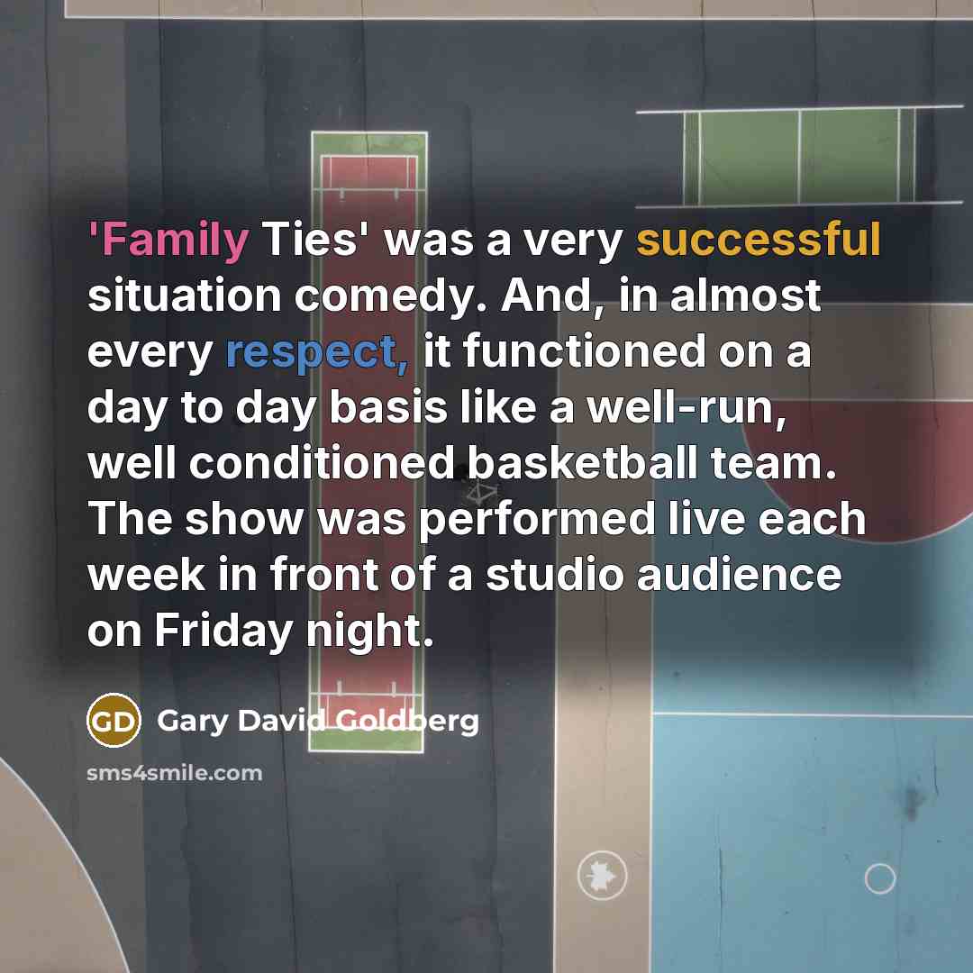“'Family Ties' was a very successful situation comedy. And, in…” quote by Gary David Goldberg