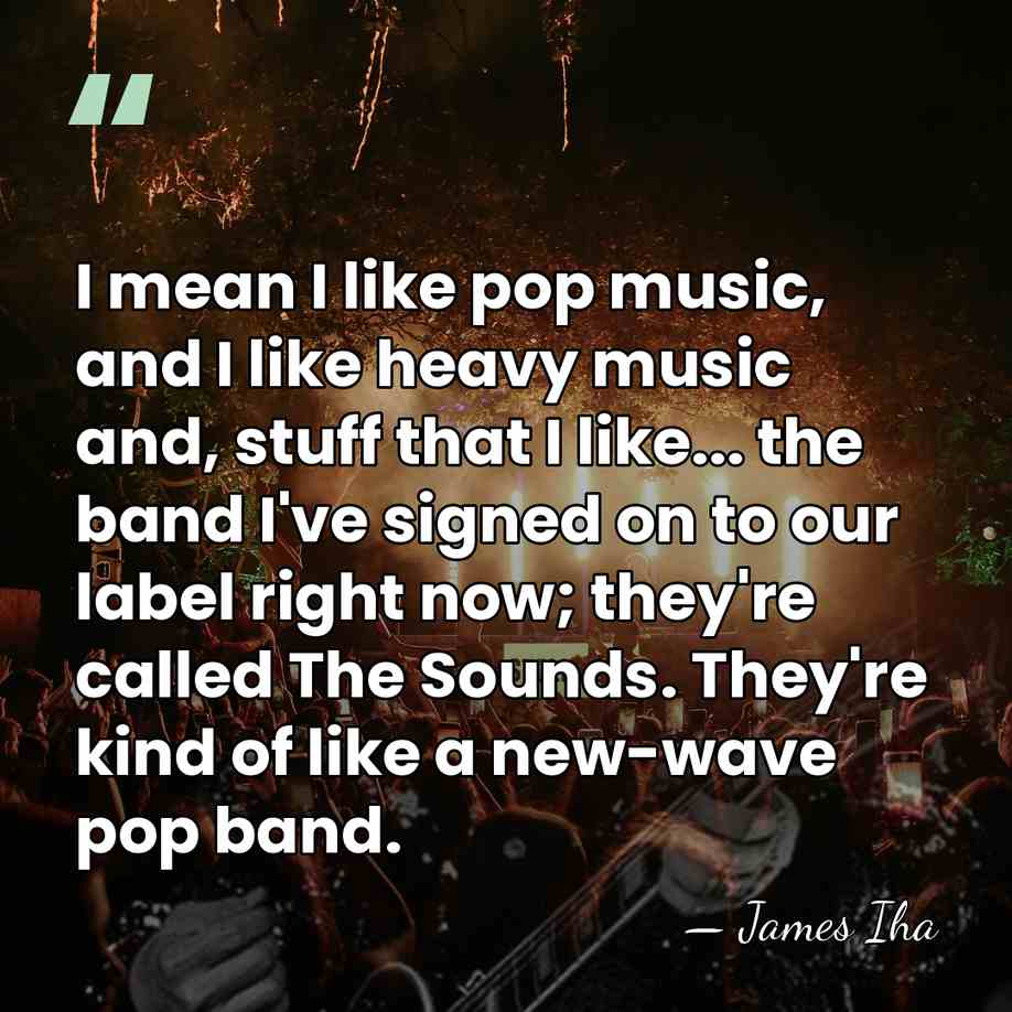 I mean I like pop music, and I like heavy music and,&hellip; - James Iha