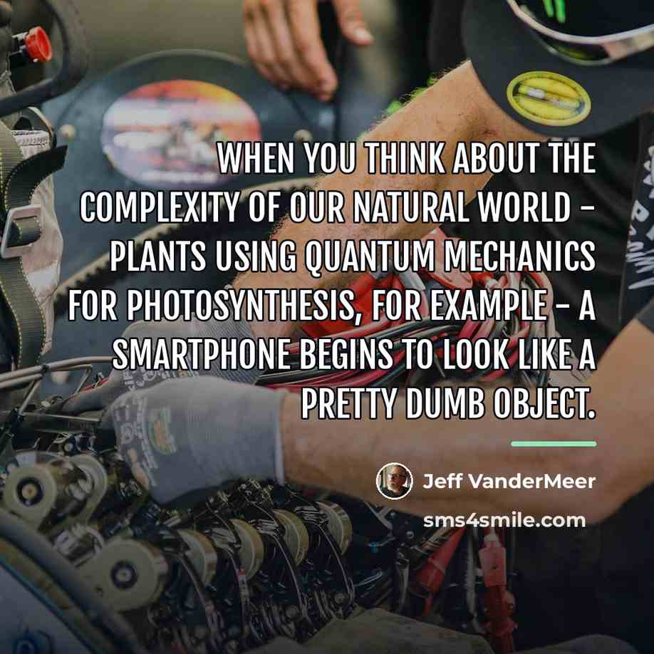 “When you think about the complexity of our natural world…” quote by Jeff VanderMeer