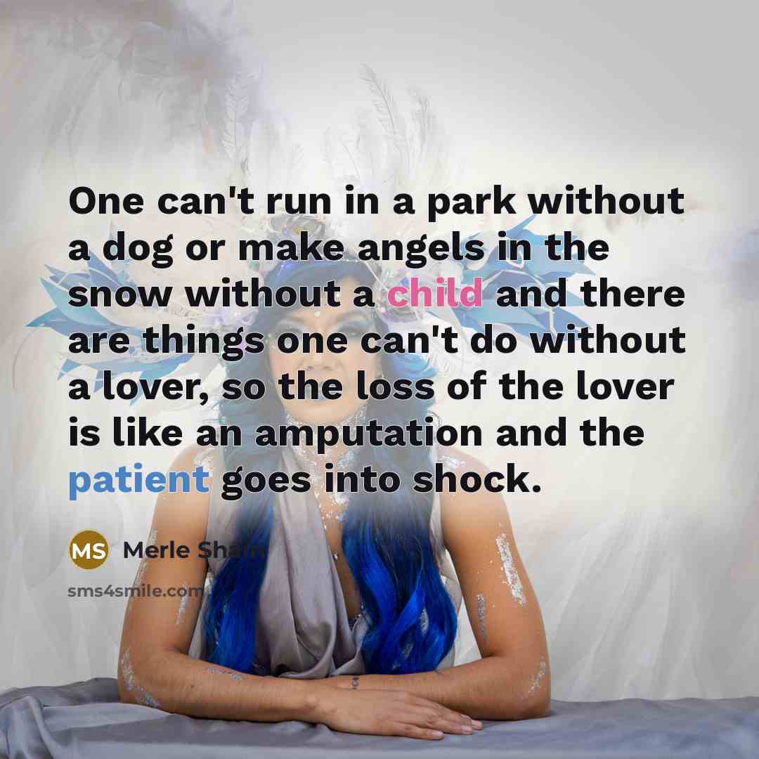 “One can't run in a park without a dog or…” quote by Merle Shain