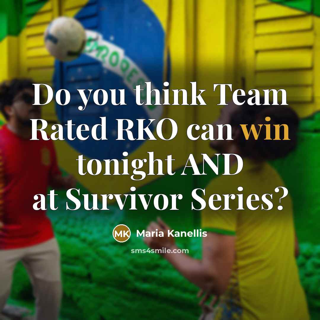 “Do you think Team Rated RKO can win tonight AND…” quote by Maria Kanellis