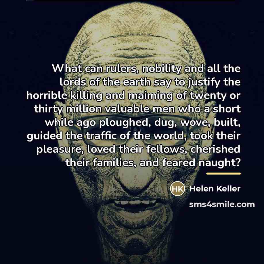 “What can rulers, nobility and all the lords of the…” quote by Helen Keller